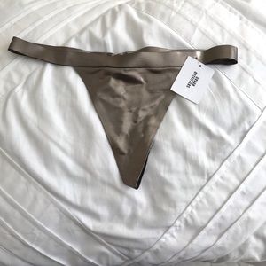 UO Metallic Thong